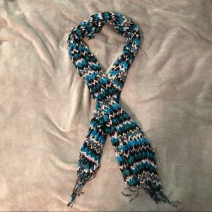 Zig Zag Multi Color Scarf